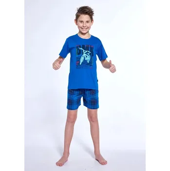 Pyžamo krátké klučičí Cornette 117 BMX modré Velikost: 158-164