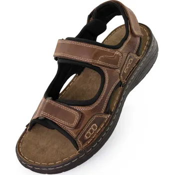 Pánské sandále Pánské kožené sandály NELL Gets Camel 44