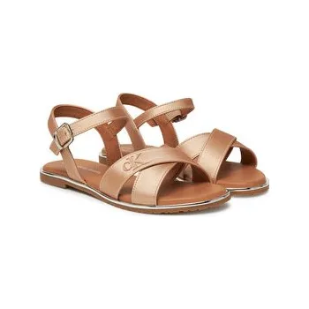 Dámské sandále Sandály Calvin Klein Jeans V3A2-82042-1688 S Hnědá 38