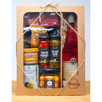 Dárková krabička VELKÁ DÁRKOVÁ SADA s Růžovým vínem (VELKÁ DÁRKOVÁ SADA s Růžovým vínem)