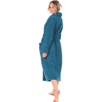 Dámský župan Vestis župan Athena s límcem (1034) Velikost: XXL, Athena límec barvy unisex: Petrolejová