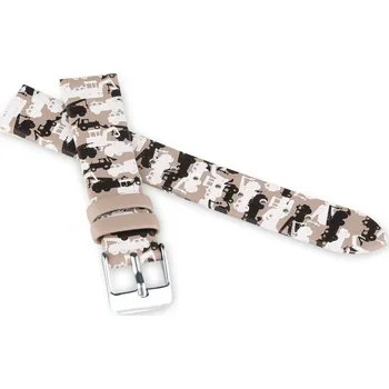 Řemínek na hodinky Koženkový řemínek JVDRJ7219.3 16mm, hnědý, dětský