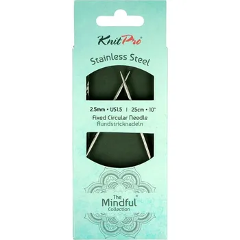 Jehlice Kruhové jehlice KnitPro Mindful 25 cm 2,5 mm