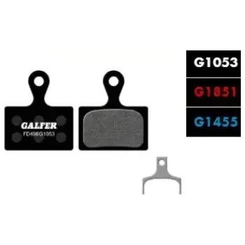 Brzda na kolo Brzdové destičky Galfer FD496 - Shimano STANDARD (černá barva)