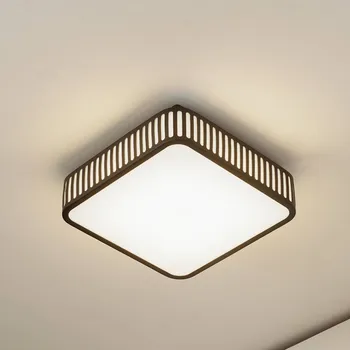 Lampička Lindby LED venkovní stropní svítidlo Lurinda, 26 cm černé, IP44 černá, opálová 1 x 12 W LED - Doprava zdarma