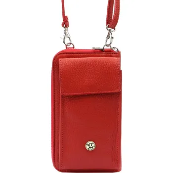 Kabelka Dámská kabelka Gregorio 1707 DOLLARO červená