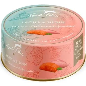 Krmivo pro kočku Terra Felis konzerva losos a kuře 80 g