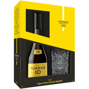 Rum Torres 10 Years Old Gran Reserva 0,7l + sklenička