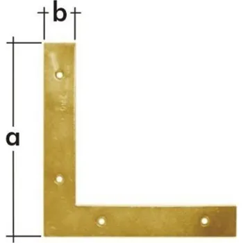 Tesařské kování Rohovník 50x50x10x2,0mm bal/50ks