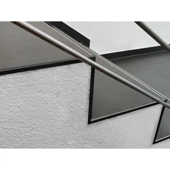 Podlahová lišta Küberit 279 U schodová lišta - bočnice 9,2*7*3050 Černá F16