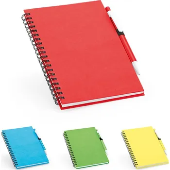 Blok ROTHFUSS. Poznámkový blok B6 s kroužkovou vazbou, se linkovanými listy 3 bez potisku bez potisku