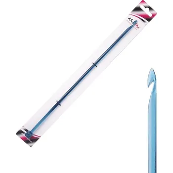 Nástroj na niť a příze Tuniský akrylový háček 30 cm 5,5 mm