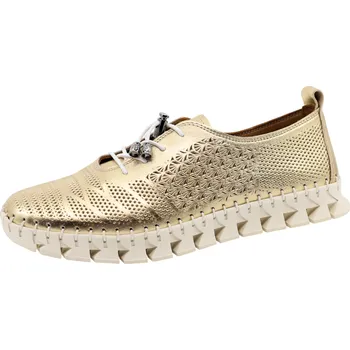 Dámské tenisky Dámské letní celokožené tenisky GUERO P420-2005-616 gold Velikost: 40