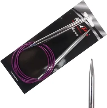 Jehlice Kruhové kovové jehlice Nova Metal 120 cm 5,5 mm