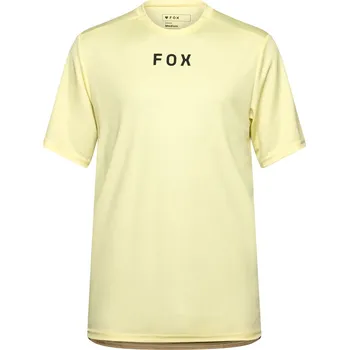 cyklistický dres Pánský cyklo dres Fox Ranger Ss Jersey Wordmark Lemonade 33410-375 25/26