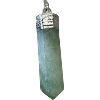 Přívěsek Přívěsek Hexagon - Zelený Jadeit