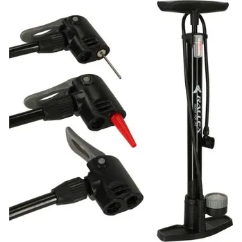 Cyklosvítilna Ruční pumpa na kolo RELLEX X s manometrem 11bar