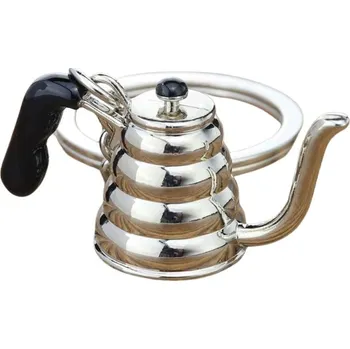 Coffea stříbrná konvice přívěsek na klíče