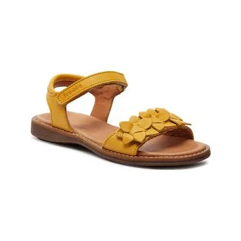 Dámské sandále Sandály Froddo Lore Flowers G3150251-14 S Žlutá 35
