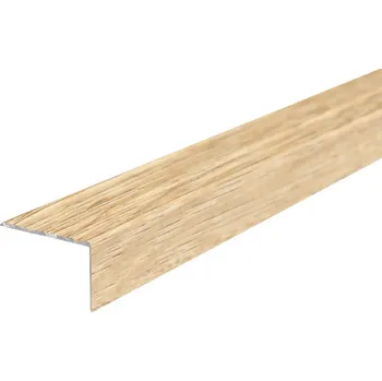Podlahová lišta Profilteam schodová lišta samolepící 45*27*2700 Dub drásaný P301