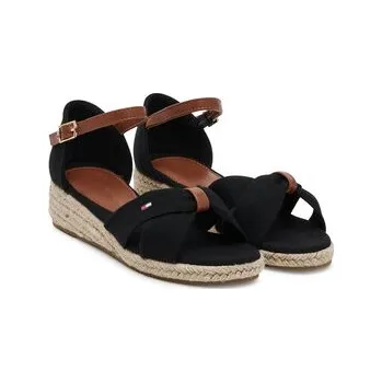 Dámská móda Espadrilky Tommy Hilfiger T3A7-33801-0048 M Černá 33