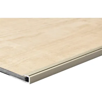 Podlahová lišta Profilteam C-63 ukončovací lišta pro podlahy do 5 mm, 9x2700 Šampaň E02