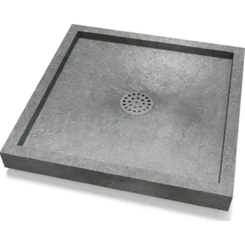 Příslušenství pro plot Recyklátová zahradní vanička; 700x700mm; šedá