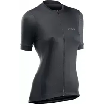 cyklistický dres Northwave Active Woman Jersey Short Sleeve Black - L