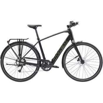 Silniční kolo Trek FX+ 2 LT Satin Black 2025 - S (29“ kolo)