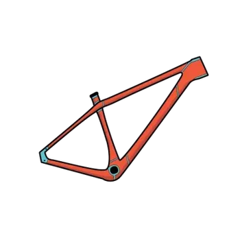 Polep vozidla Ride Wrap Polep 95 % - ochranná folie na rám pro Hardtrail kola - Lesklý