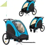 Dětský cyklovozík GUTO BUGGY PRO 3 v 1 UNI Modrá