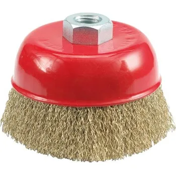 Drátěný kartáč Kartáč drátěný čelní 100 mm pomosazený drát