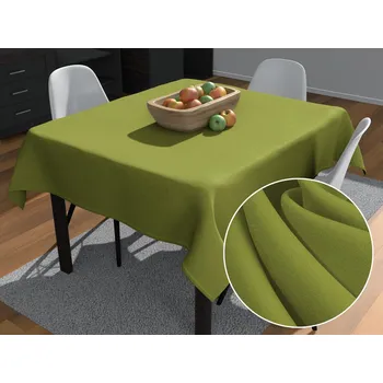 ubrus Dekorační čtvercový ubrus Rongo RG-095 Olivově zelený 70x70 cm