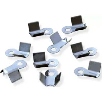 Materiál na výrobu šperku Koncovky na šňůrky platinové 9mm - 20 ks