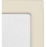 KRATKI 220 x 370 krémová krbová mřížka