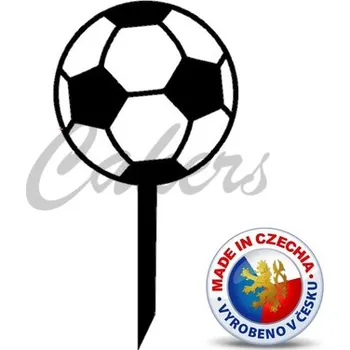 Jedlá dekorace na dort Zápich do dortu - Fotbalový míč 1