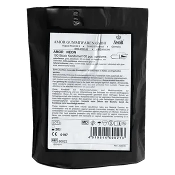 Amor Bulk-Pack: NEON, 100 condoms