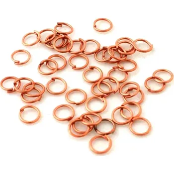 Materiál na výrobu šperku Spojovací kroužky M 6/0,6 mm - 50 ks