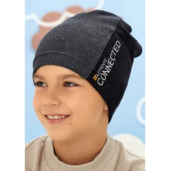 Čepice AJS Čepice AJS-50-143 Barva: D-sv.sivá, Velikost: 48-50