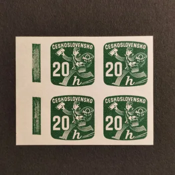 Sběratelství Čtyřblok ČSR, 20H, Pof.NV26**