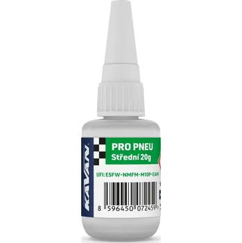 Průmyslové lepidlo KAVAN PRO PNEU střední vteřinové lepidlo 20g