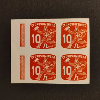 Sběratelství Čtyřblok ČSR, 10H, Pof.NV24**