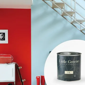 barva na zeď Little Greene Barva na sádrokarton na zeď - Matná vysoce omyvatelná a odolná - 1L - Intelligent Eggshell Vyberte odstín:: Inner Shell II (10)