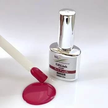 NL nails professional UV,LED Gellak RED PURPLE 8ml