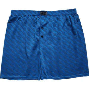 Pánské spodní prádlo Pesail Trenýrky volné pánské ECO T438D Barva: Modrá, Velikost: 5XL