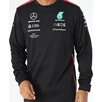 Triko dlouhý rukáv Mercedes černá