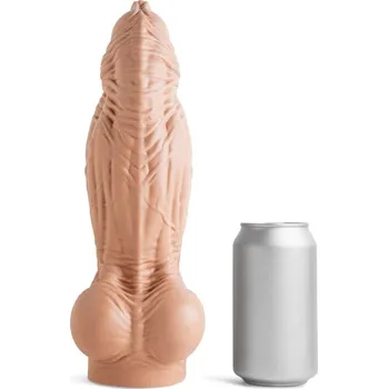 Dildo Hankey’s Toys Rule 34: Cat Dildo L, prémiové silikonové dildo s Vac-U-Lock 30 x 5,2–8,3 cm