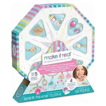 Doplněk pro panenku Make It Real Lesk na rty v náramku