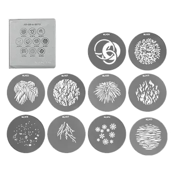 Studiové světlo NANLUX NL Mount projekční adaptér GOBO Set 2