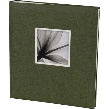 Fotoalbum Doerr UniTex WINDOW Green JUMBO album 100 stran 29x32 cm